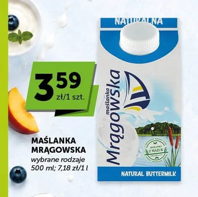 Maślanka Mrągowska naturalna promocja w ABC