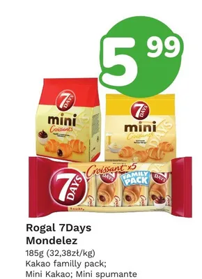 Rogaliki 7Days Mini Spumante Mondelez promocja w Limonka