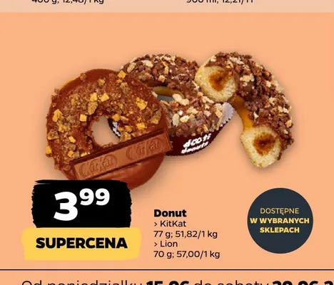Donut KitKat promocja w Netto