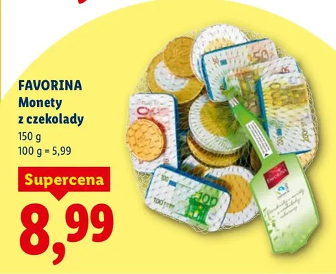 Monety z czekolady promocja w Lidl