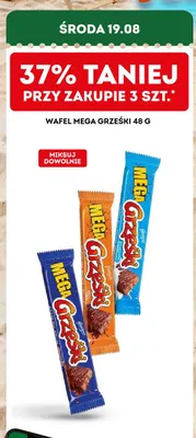 Wafel Mega Grześki toffi promocja w Żabka