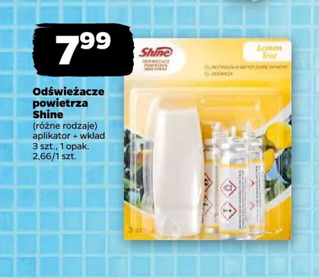 Odświeżacze powietrza Shine aplikator + wkład promocja w Netto