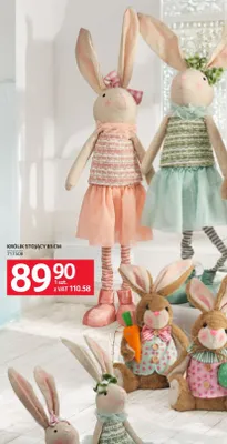 Królik stojący 85 cm promocja w Selgros