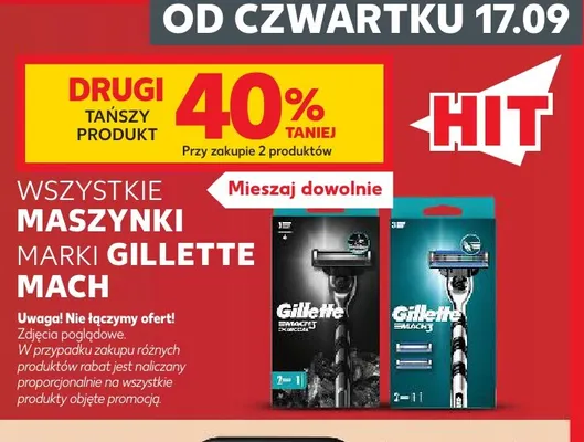 Maszynka do golenia Gillette Mach 3 promocja w Kaufland