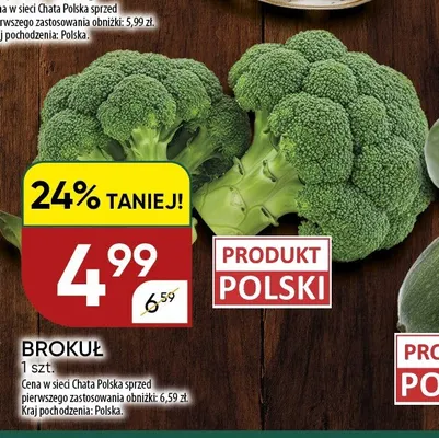 Brokuł promocja w Chata Polska