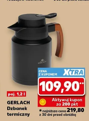 Dzbanek termiczny Gerlach poj. 1,2 l promocja w Kaufland