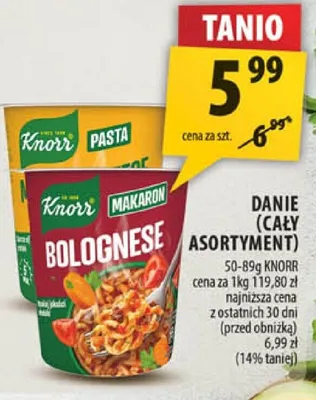 Danie (cały asortyment) promocja w Arhelan