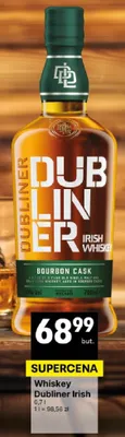 Whiskey Dubliner Irish Bourbon Cask promocja w Delikatesy Centrum