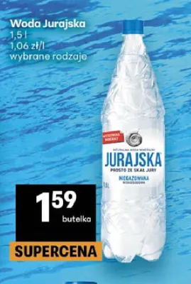 Woda Jurajska niegazowana promocja w Delikatesy Centrum