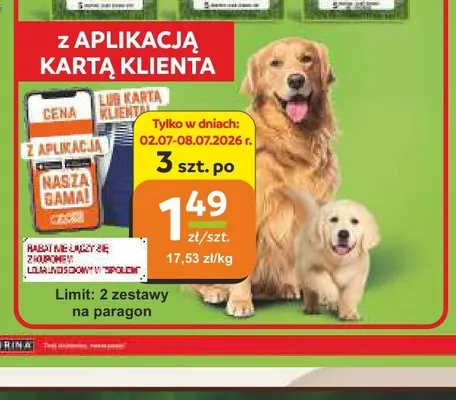Karma dla psa Purina Friskies saszetka promocja w Społem Częstochowa