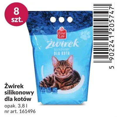 Żwirek silikonowy dla kotów promocja w Makro