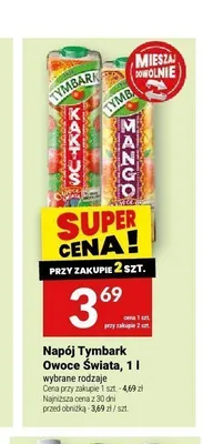 Napój Tymbark Owoce Świata Mango promocja w Twój Market
