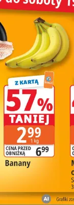 Banany promocja w Leclerc