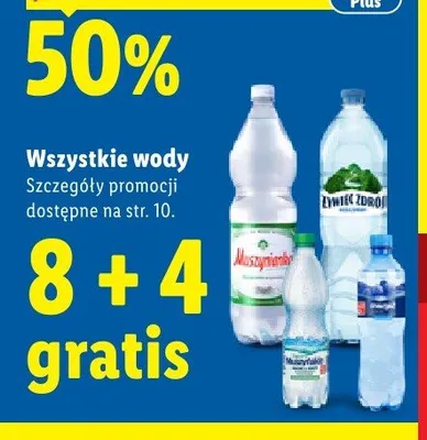 Woda źródlana Żywiec Zdrój promocja w Lidl
