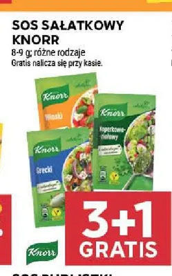 Sos sałatkowy Knorr promocja w Stokrotka