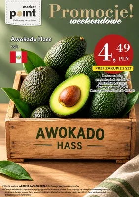Awokado Hass promocja w Market Point