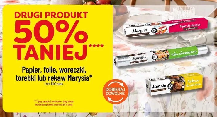 Folia aluminiowa Marysia promocja w POLOmarket