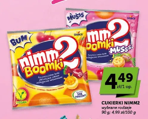 Cukierki Nimm2 Boomki promocja w ABC