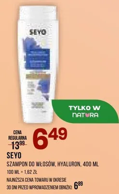 Szampon do włosów hyaluron promocja w Drogerie Natura