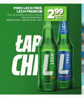 Piwo Lech Premium promocja w Stokrotka