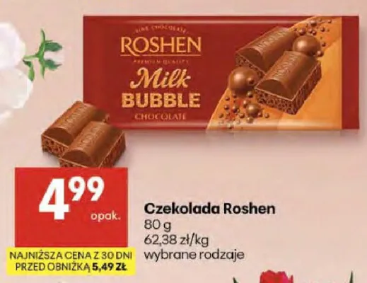 Czekolada Roshen promocja w Delikatesy Centrum