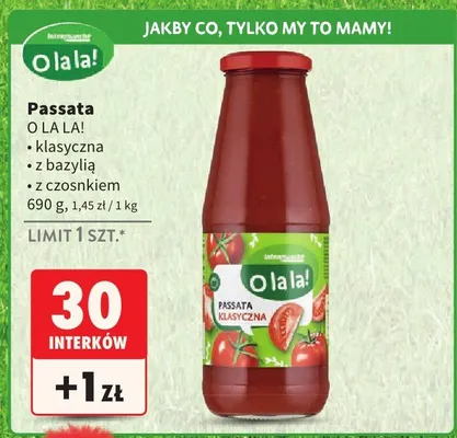 Passata klasyczna promocja w Intermarche