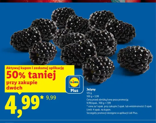 Jeżyny promocja w Lidl