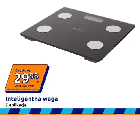 Inteligentna waga Silvergear z aplikacją promocja w Action