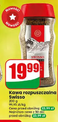 Kawa rozpuszczalna Swisso promocja w Dino