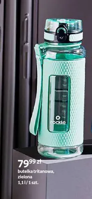 Butelka tritanowa zielona 1,1 l Rockle promocja w Empik