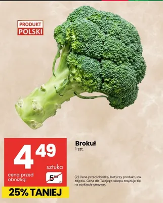 Brokuł promocja w Delikatesy Centrum