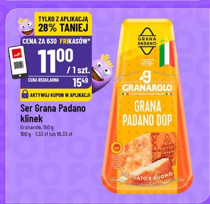 Ser Grana Padano klinek promocja w POLOmarket
