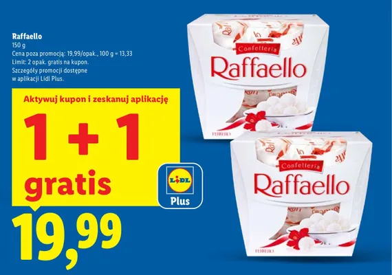 Praliny Raffaello promocja w Lidl