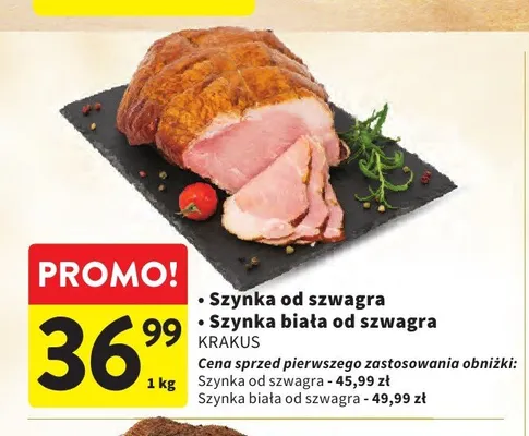 Szynka od szwagra Krakus promocja w Intermarche