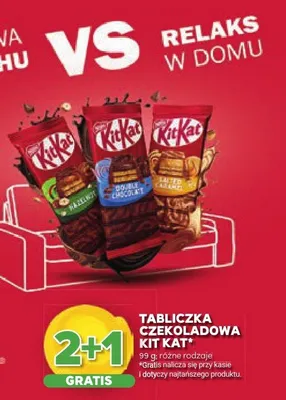 Tabliczka czekoladowa Kit Kat promocja w Stokrotka