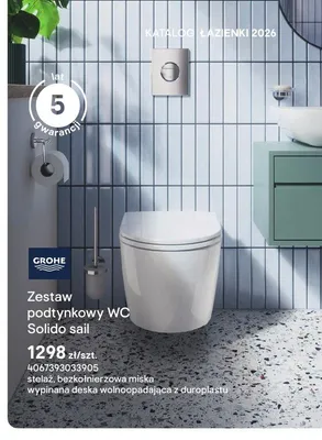 Zestaw podtynkowy WC Grohe Solido sail promocja w Castorama