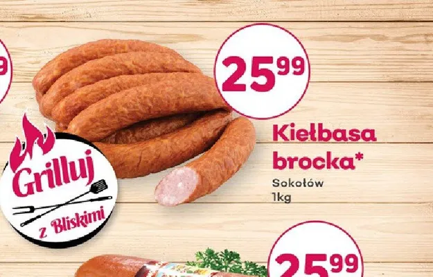 Kiełbasa brocka Sokołów promocja w Bliski