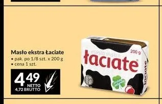 Masło ekstra Łaciate promocja w Makro