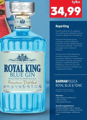 Gin Blue promocja w Kaufland