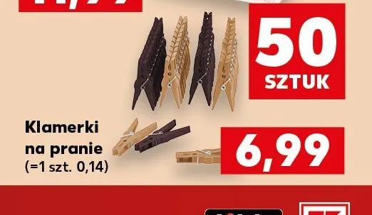 Klamerki na pranie promocja w Kaufland