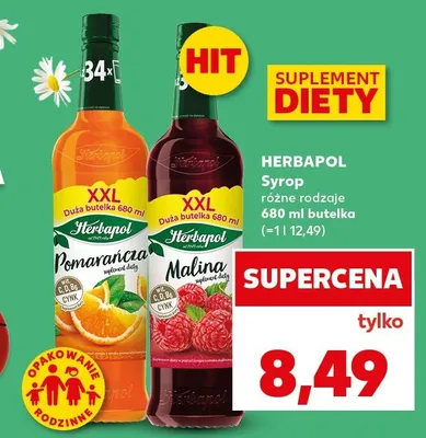 Syrop różne rodzaje promocja w Kaufland
