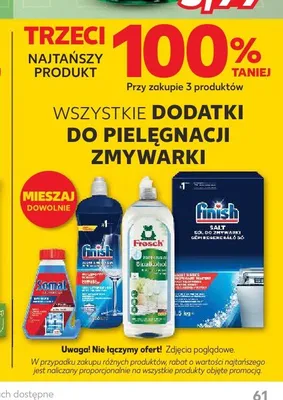 Płyn do czyszczenia zmywarki Finish promocja w Kaufland