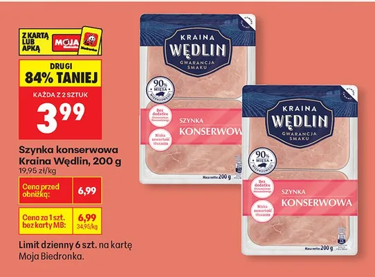 Szynka konserwowa promocja w Biedronka