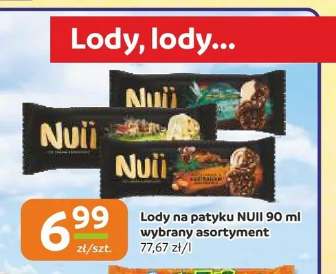 Lody na patyku NUII promocja w Społem Częstochowa