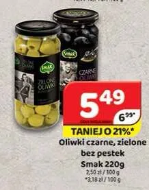 Oliwki zielone bez pestek Smak promocja w Delfin