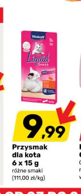 Przysmak dla kota Liquid Snack Vitakraft promocja w Bricomarche