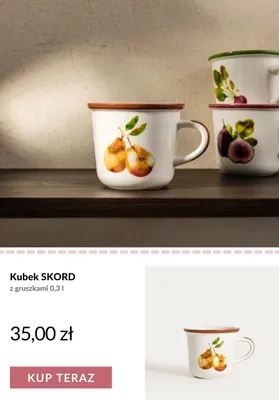 Kubek Skord z gruszkami promocja w Homla
