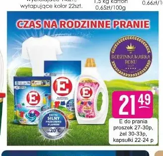 Kapsułki do prania E 22-24P promocja w Drogerie Jasmin