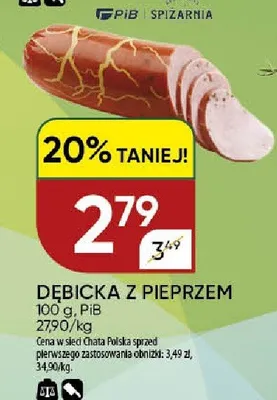 Dębicka z Pieprzem PIB promocja w Chata Polska