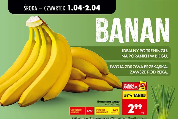 Banan promocja w Biedronka